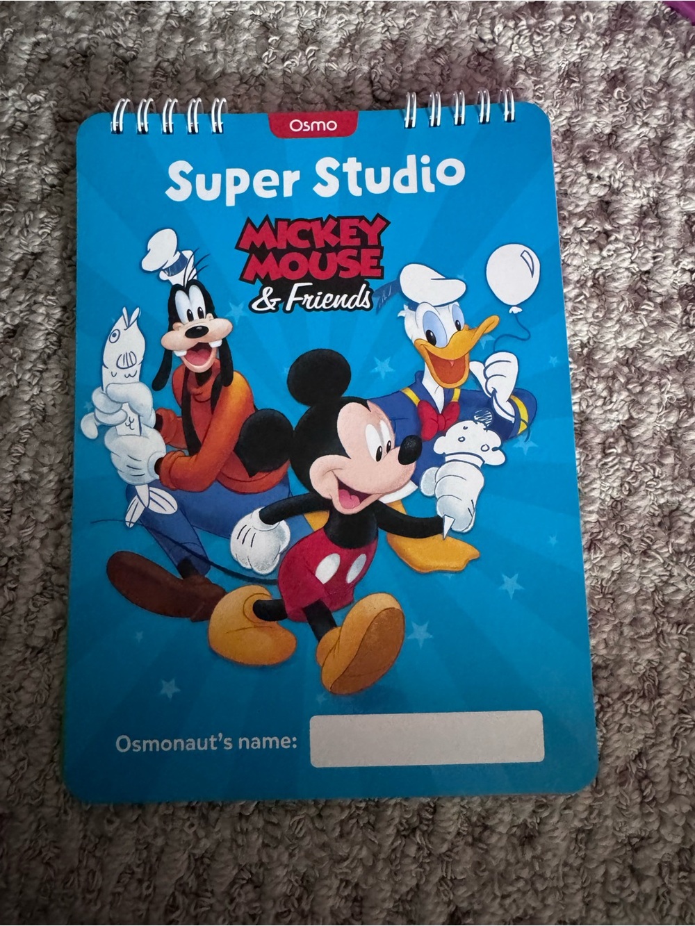 Osmo Super Studio Mickey Mouse & Friends Blue Kids Activity Book